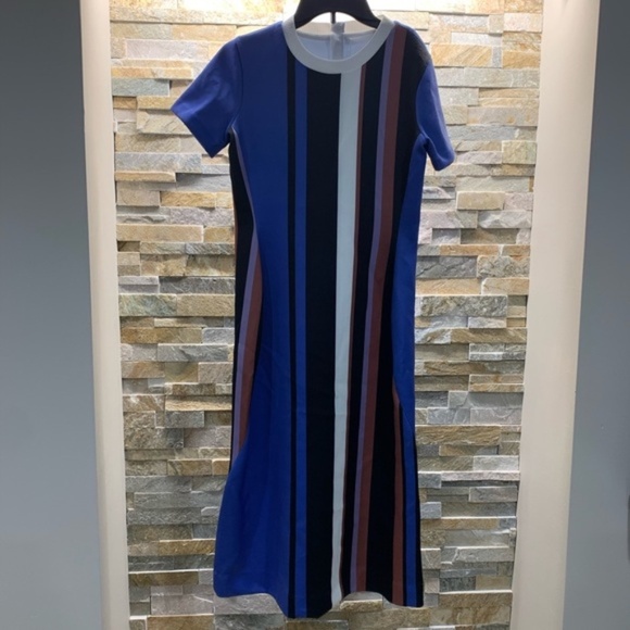 HUGO BOSS Elorna Stripe Dress - Picture 4 of 9